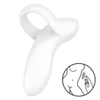 satisfyer vibrateur doigts bold lover blanc