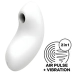 satisfyer stimulateur et vibrateur vulva lover 2 air pulse bleu