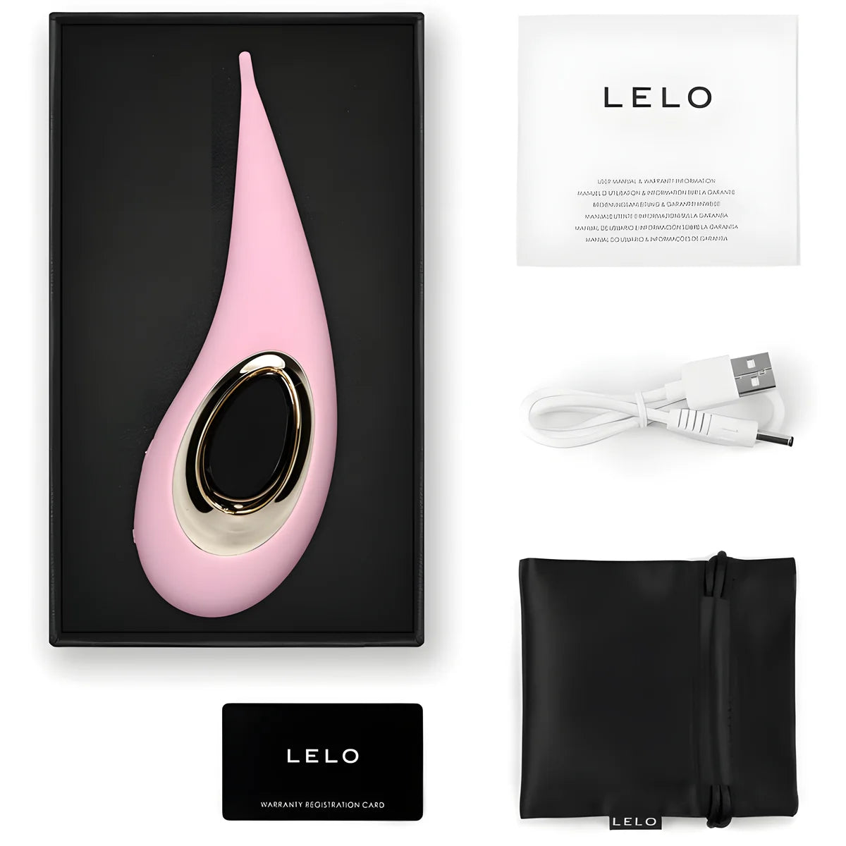 lelo stimulateur de clitoris dot rose