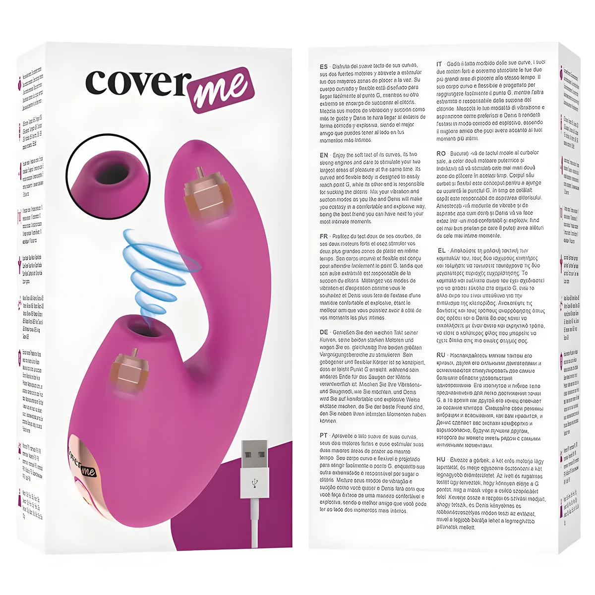 coverme aspiration clitorale et vibrateur puissant rush g spot