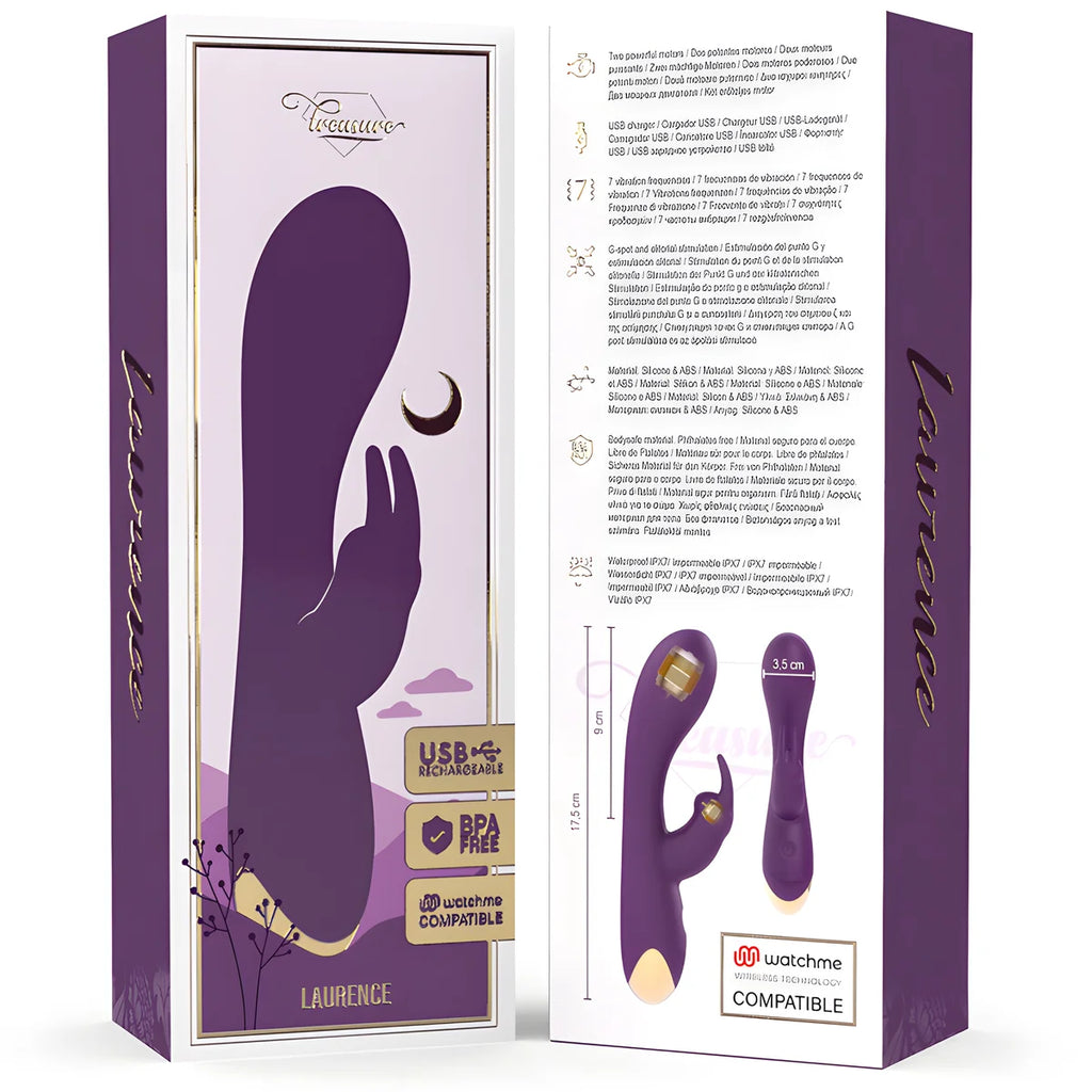 treasure laurence lapin vibrateur watchme technologie sans fil compatible