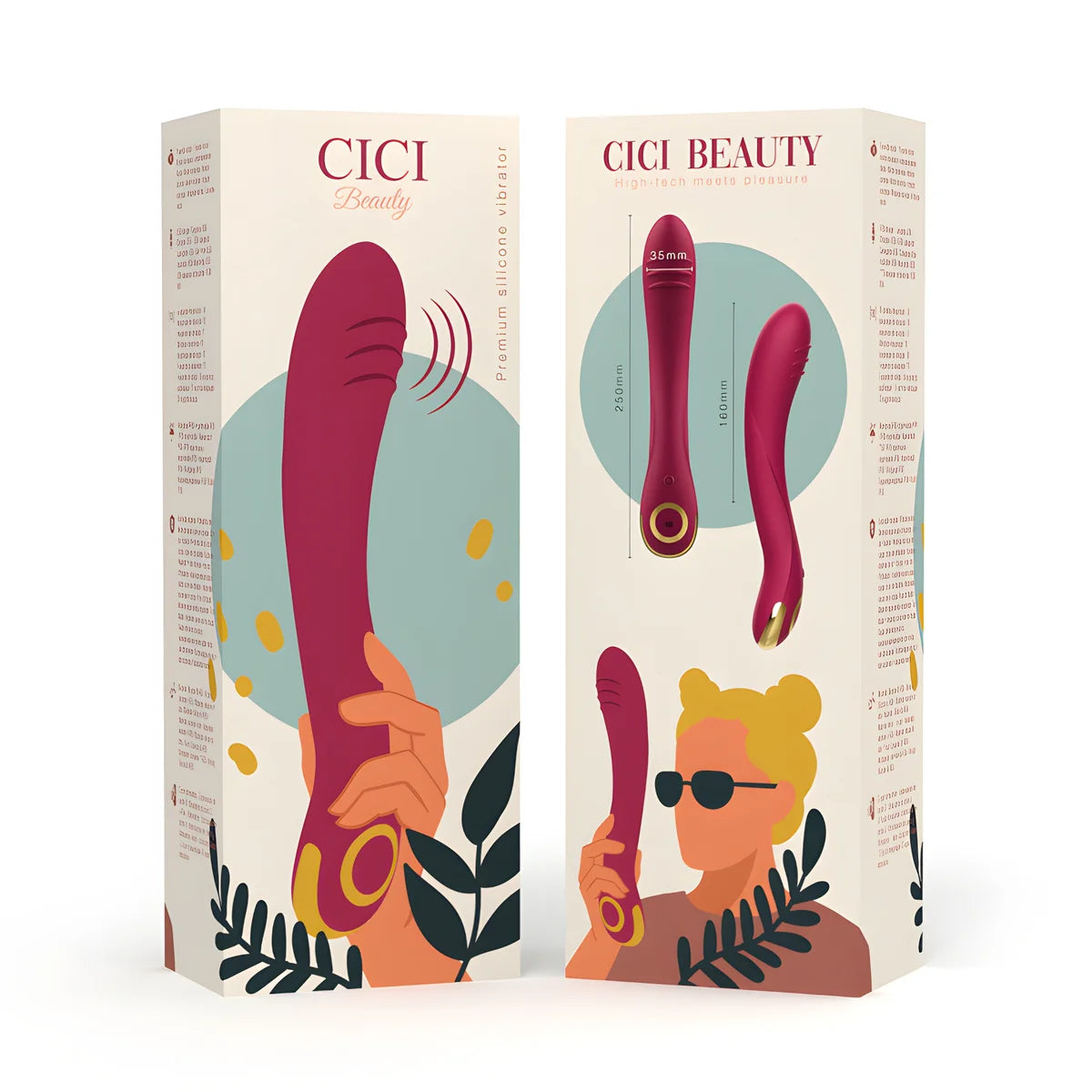 cici beauty vibrateur point g en silicone premium