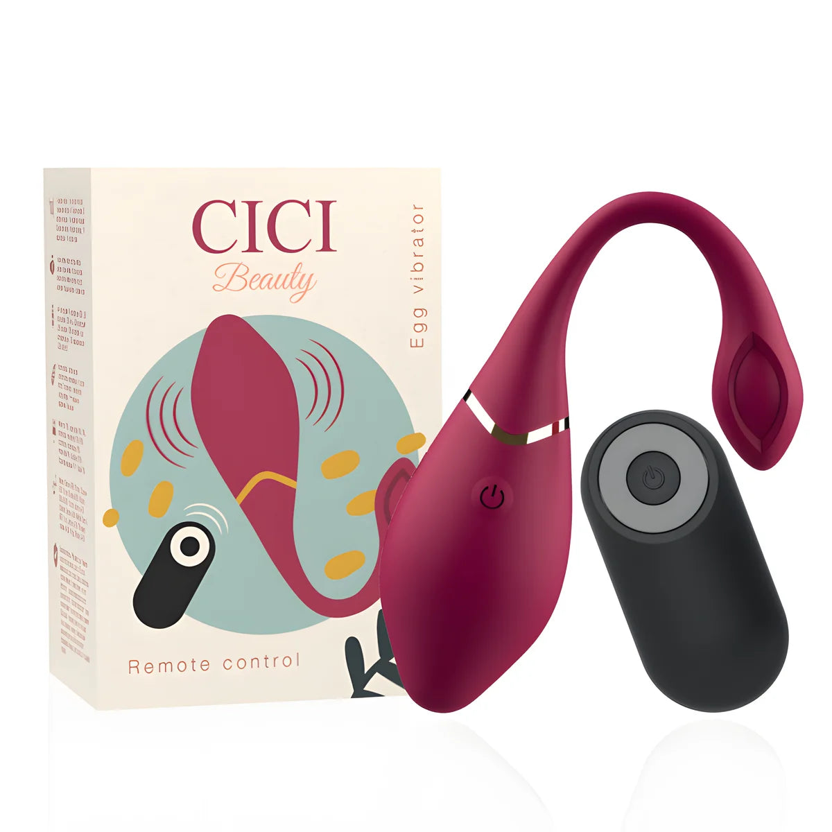 cici beauty premium silicone egg vibrateur telecommande