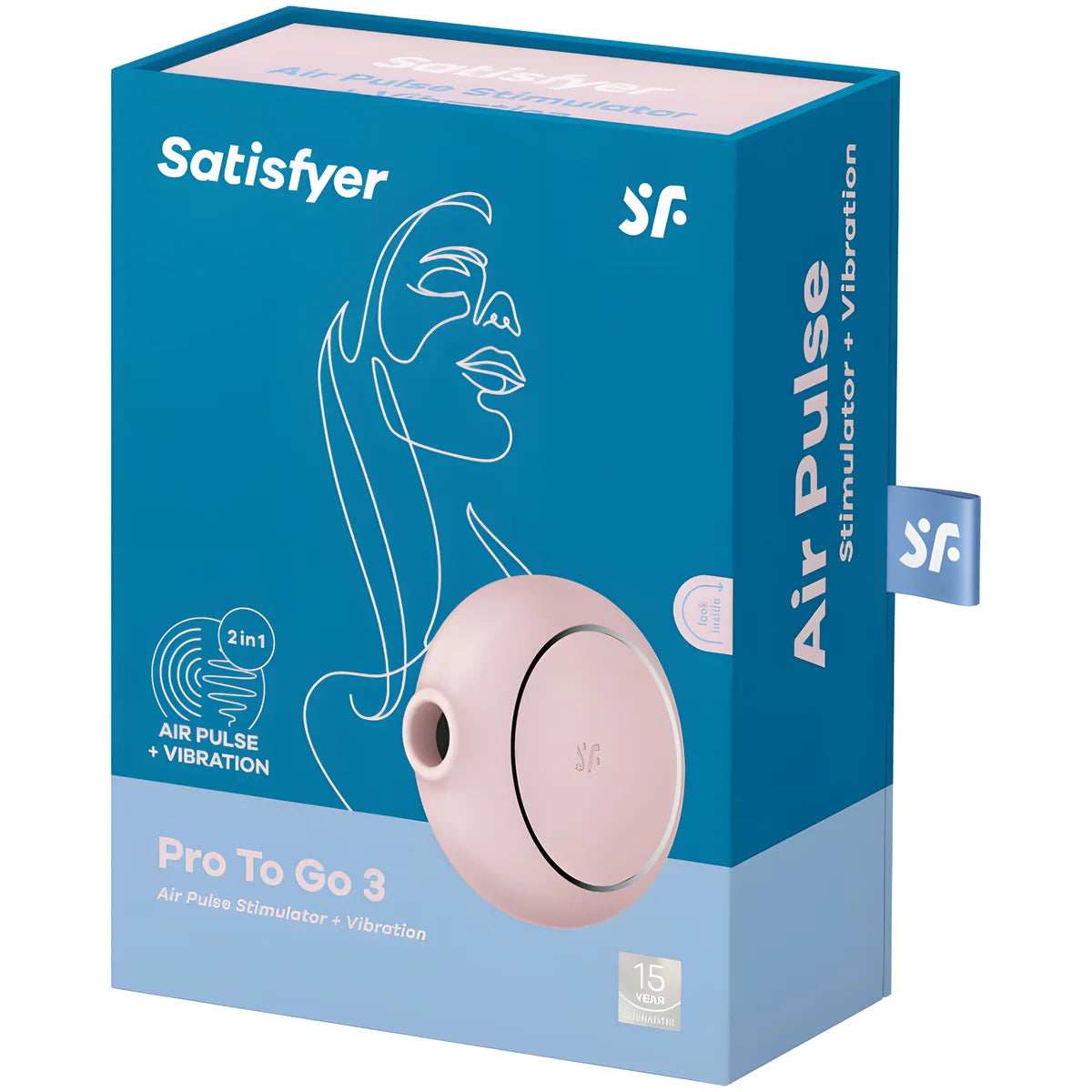 satisfyer stimulateur et vibrateur double air pulse pro to go 3 noir