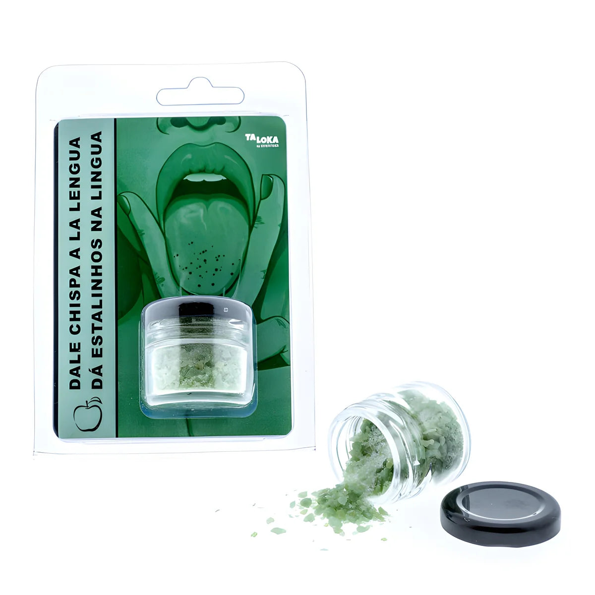 taloka petillant pour la langue baisers magiques pomme verte