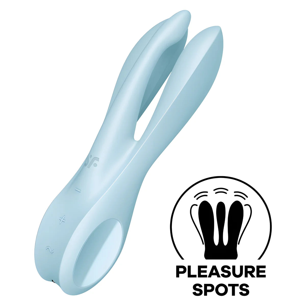 satisfyer vibrateur threesome 1 bleu