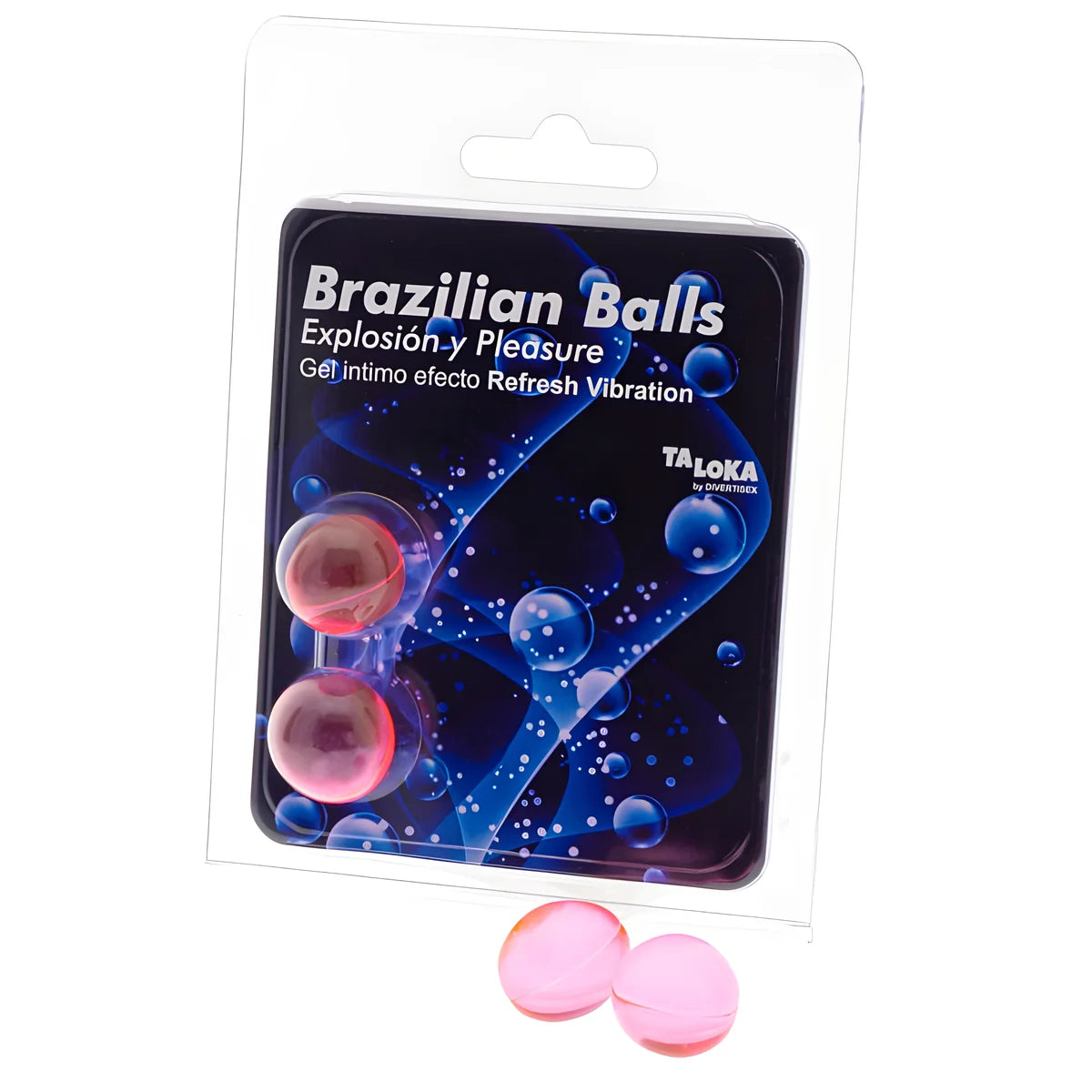 taloka 2 balles bresiliennes refresh effet vibrant gel excitant