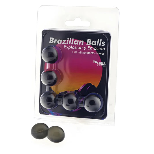 taloka 5 balles bresiliennes gel excitant effet puissant