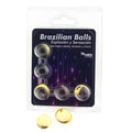 taloka 5 balles bresiliennes vibrant effet de choc gel excitant