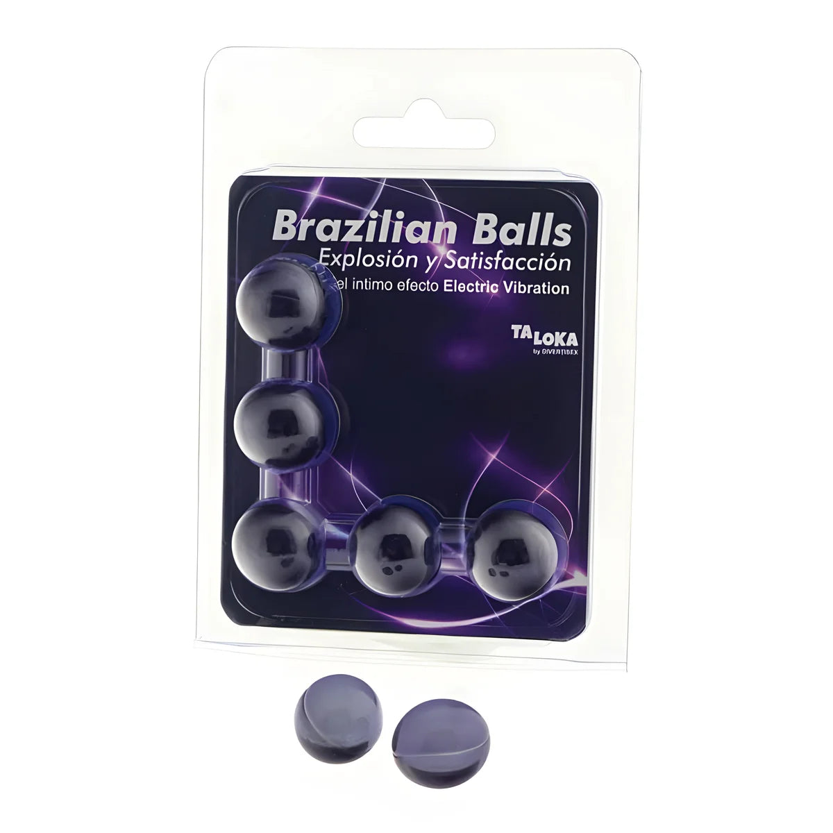 taloka 5 balles bresiliennes effet vibrant electrique gel excitant