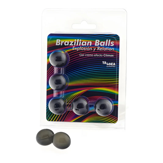 taloka 5 boules bresiliennes gel excitant effet climax