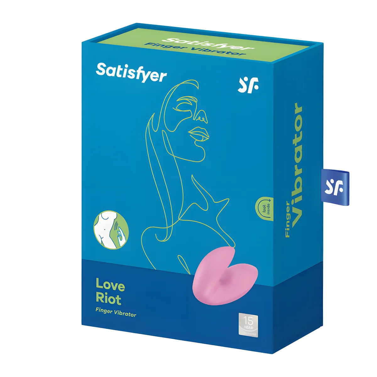 satisfyer vibrateur doigts love riot violet