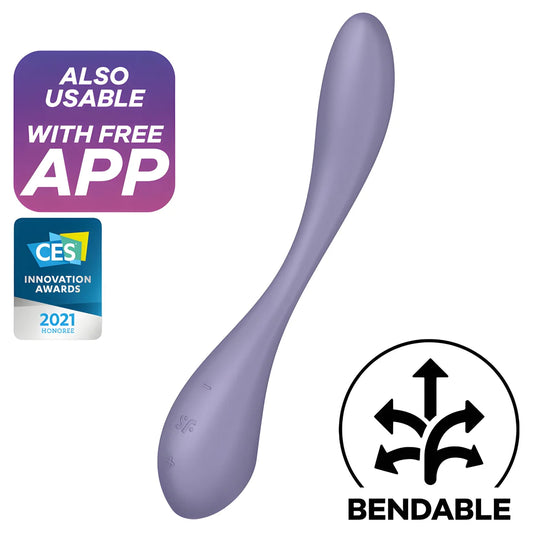 satisfyer vibrateur multi g spot flex 5 bleu