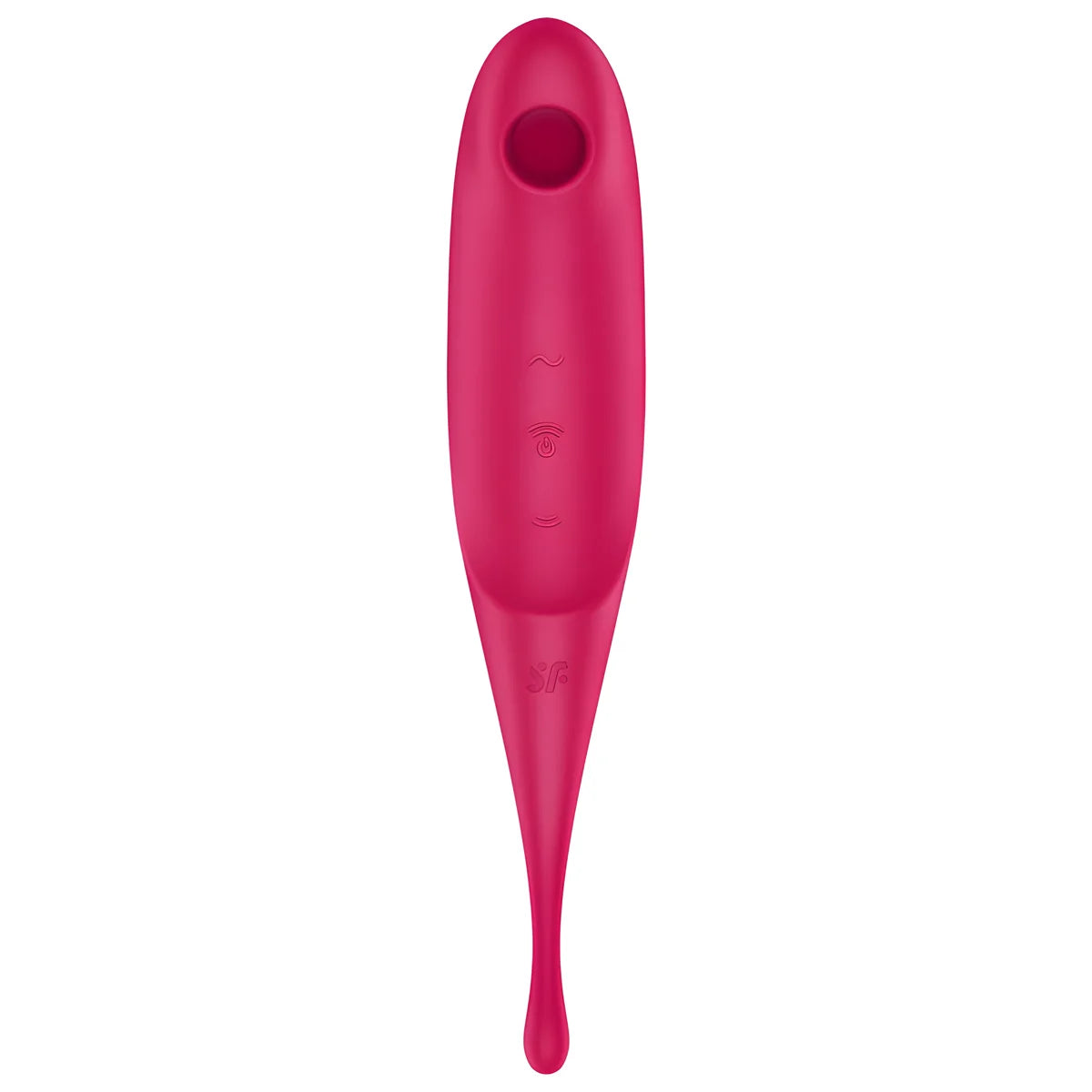 satisfyer stimulateur et vibrateur twirling pro air pulse rouge