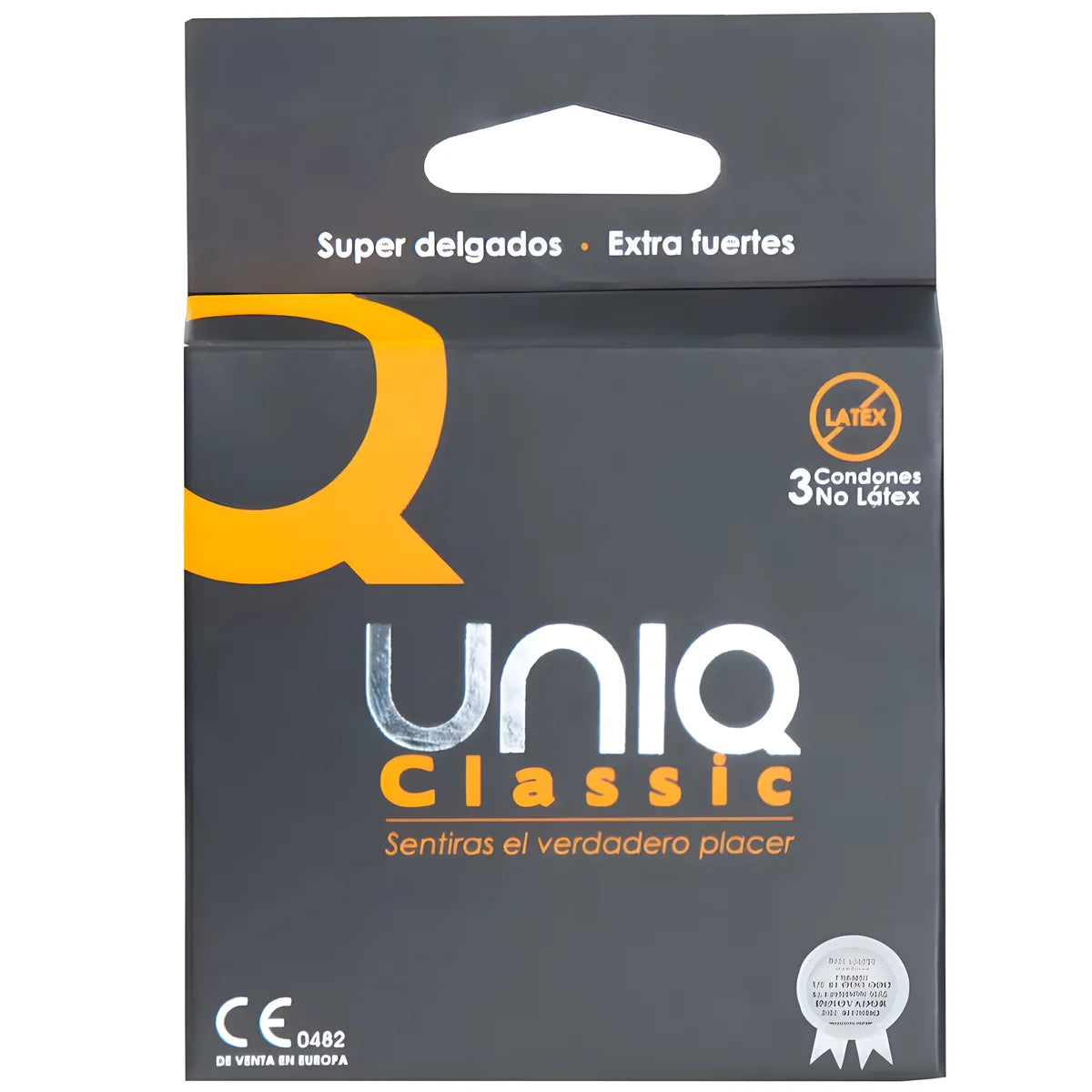 uniq classic preservatifs sans latex 3 unites