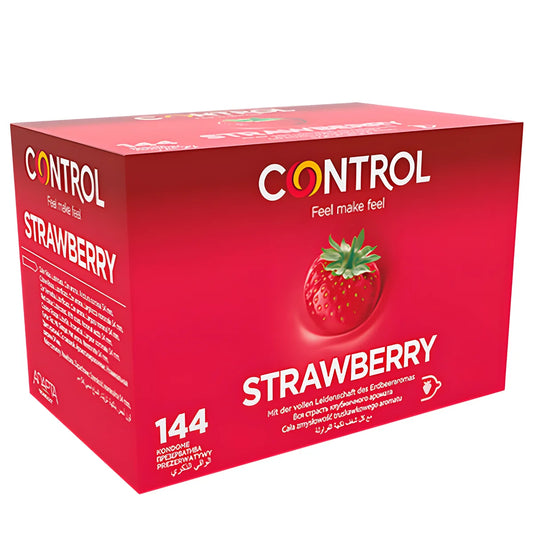control preservatifs adapta fraise 144 unites