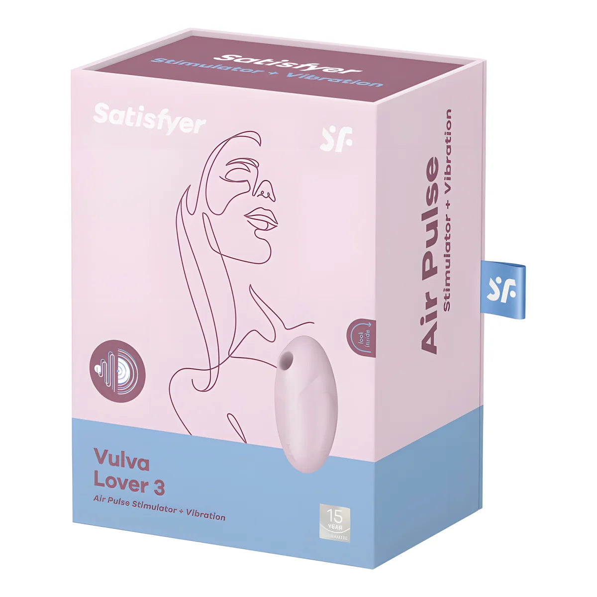 satisfyer stimulateur et vibrateur vulva lover 3 noir