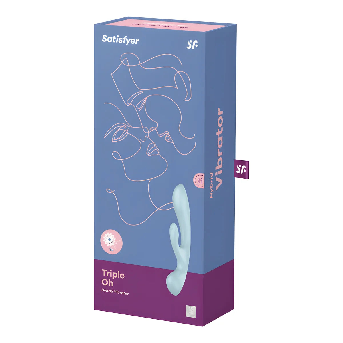 satisfyer vibration hybride triple oh rose
