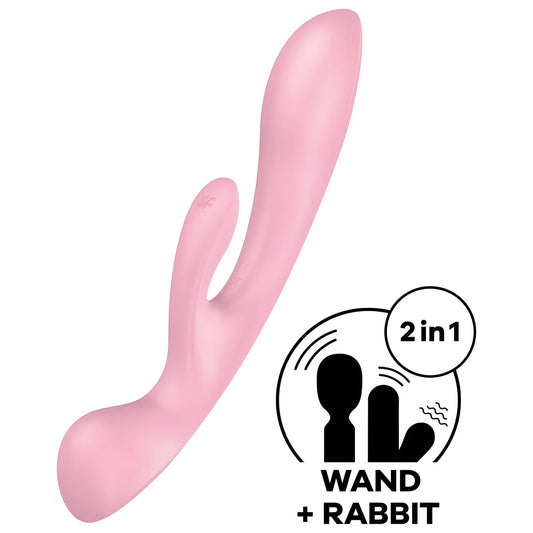 satisfyer vibration hybride triple oh rose