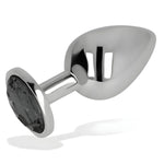 OHMAMA - PLUG ANAL AVEC CRISTAL NOIR 8 CM - Vignette | Adopt1toy