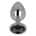 OHMAMA - PLUG ANAL AVEC CRISTAL NOIR 8 CM - Vignette | Adopt1toy