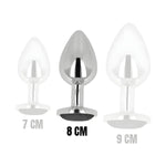 OHMAMA - PLUG ANAL AVEC CRISTAL NOIR 8 CM - Vignette | Adopt1toy