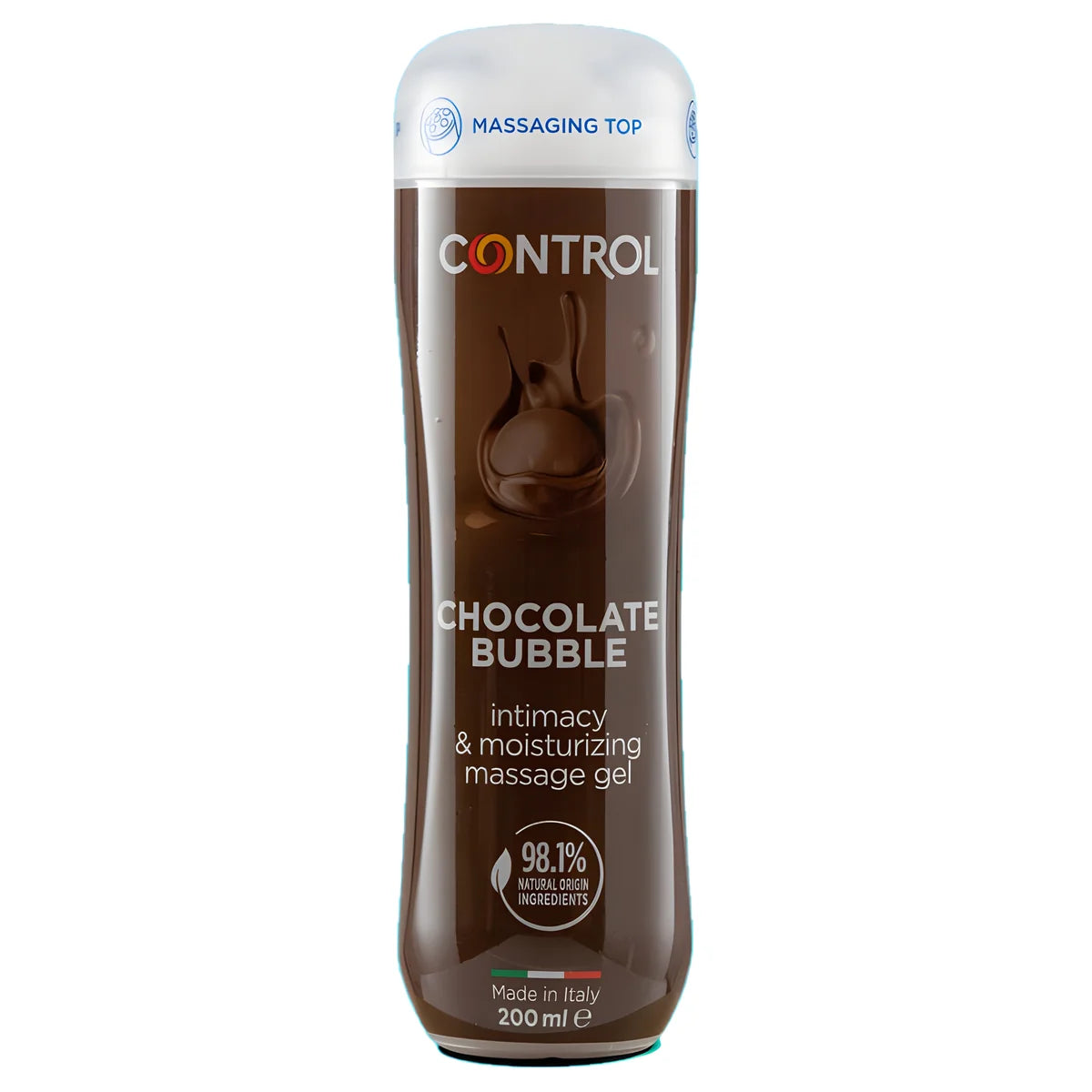 control gel de massage 3 en 1 bulle de chocolat 200 ml