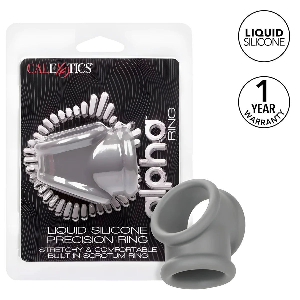 calexotics bague alpha precision gris