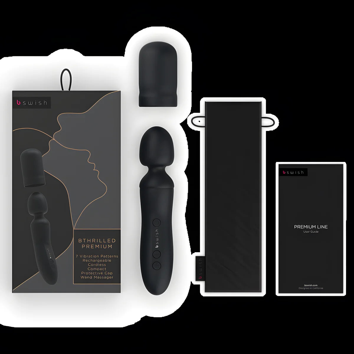 b swish baguette vibrante bthrilled premium noir