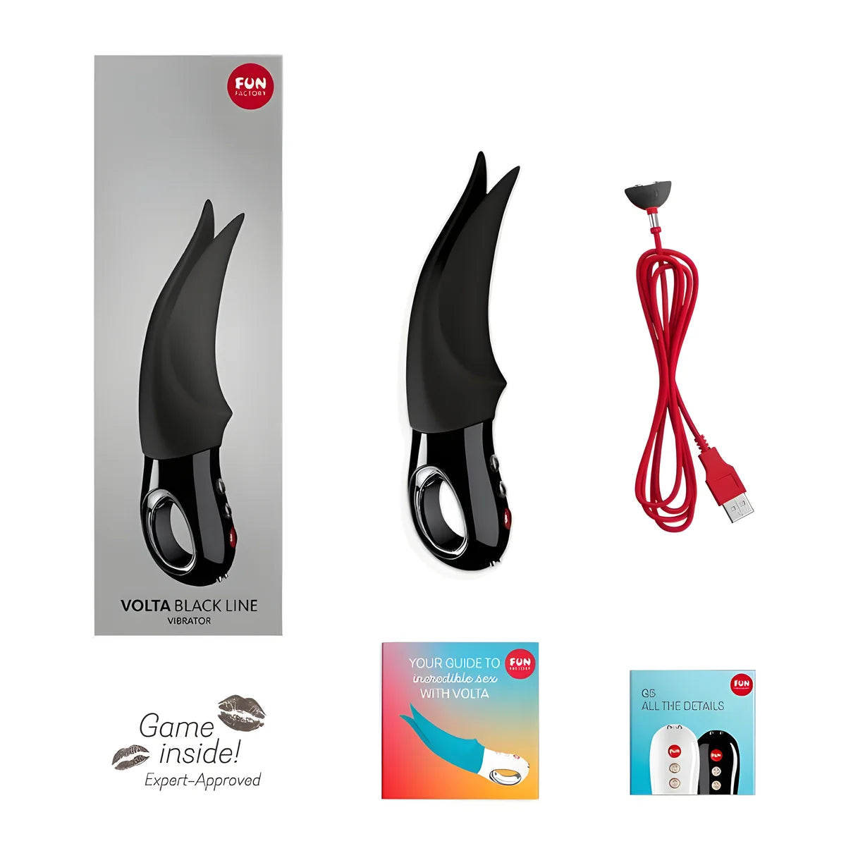 fun factory vibrateur clitoral volta ligne noire