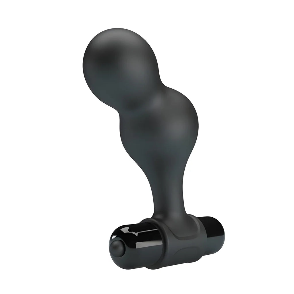 mr play plug anal vibrateur en silicone noir