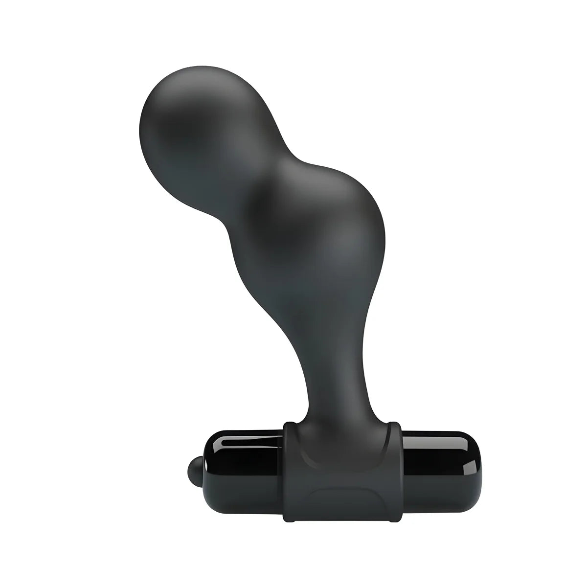 mr play plug anal vibrateur en silicone noir