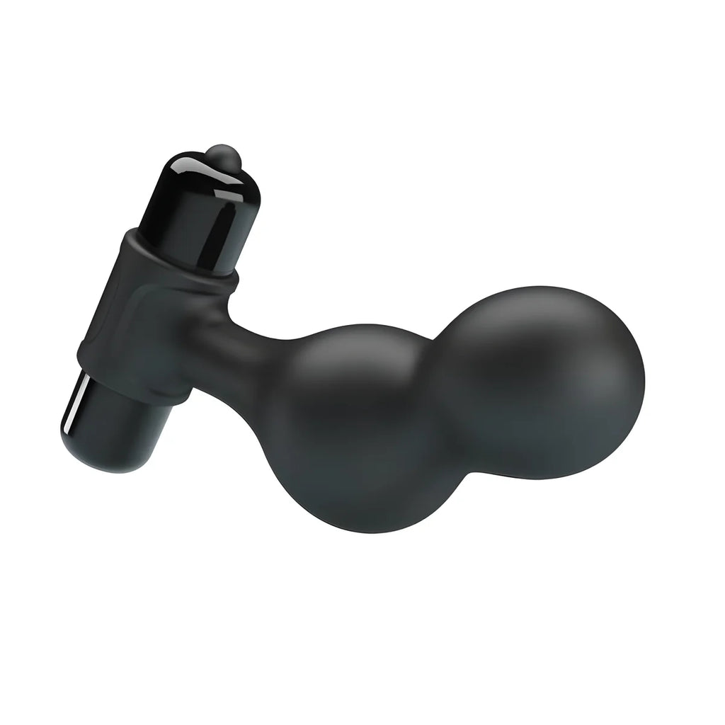 mr play plug anal vibrateur en silicone noir