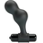 mr play plug anal vibrateur en silicone noir
