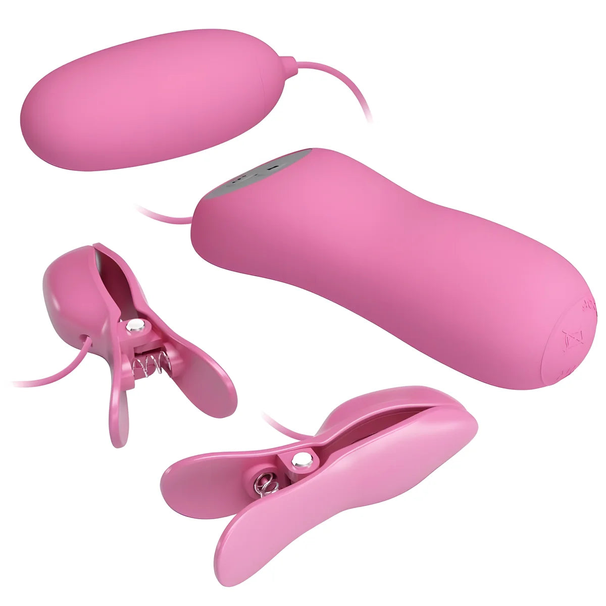 pretty love pince epiler avec vibration et electrochoc rose
