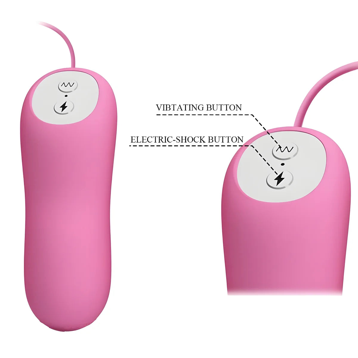 pretty love pince epiler avec vibration et electrochoc rose
