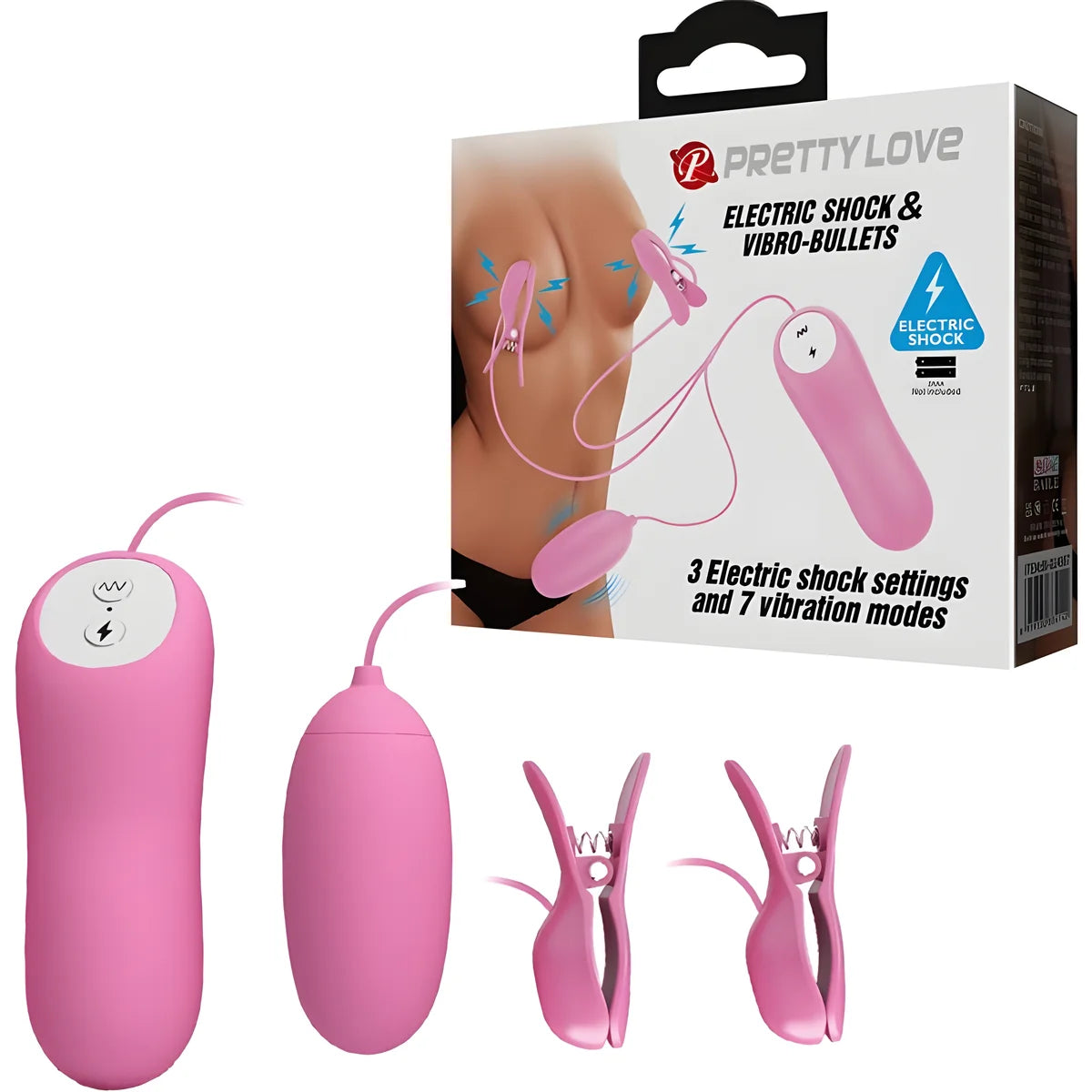pretty love pince epiler avec vibration et electrochoc rose