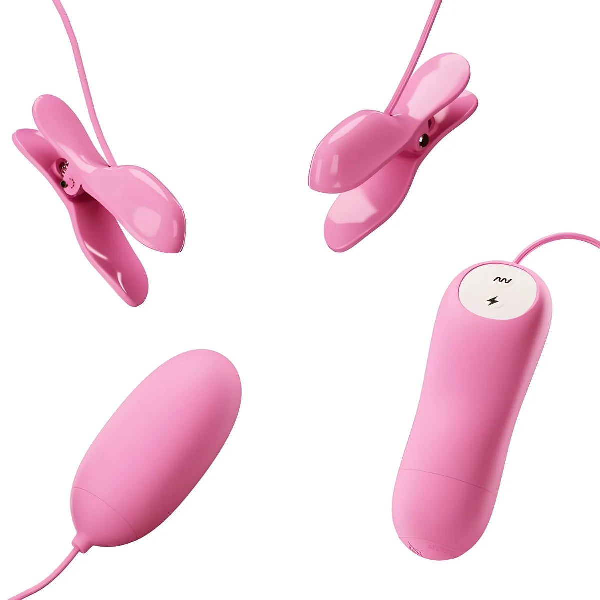 pretty love pince epiler avec vibration et electrochoc rose