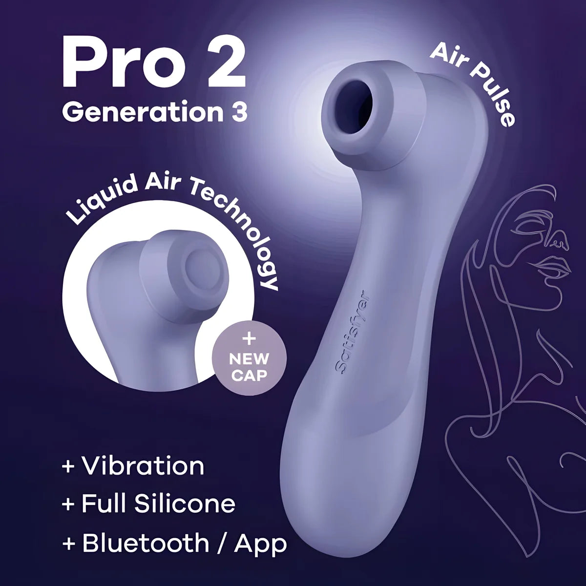 satisfyer pro 2 generacion 3 vin rouge bluetooth et application