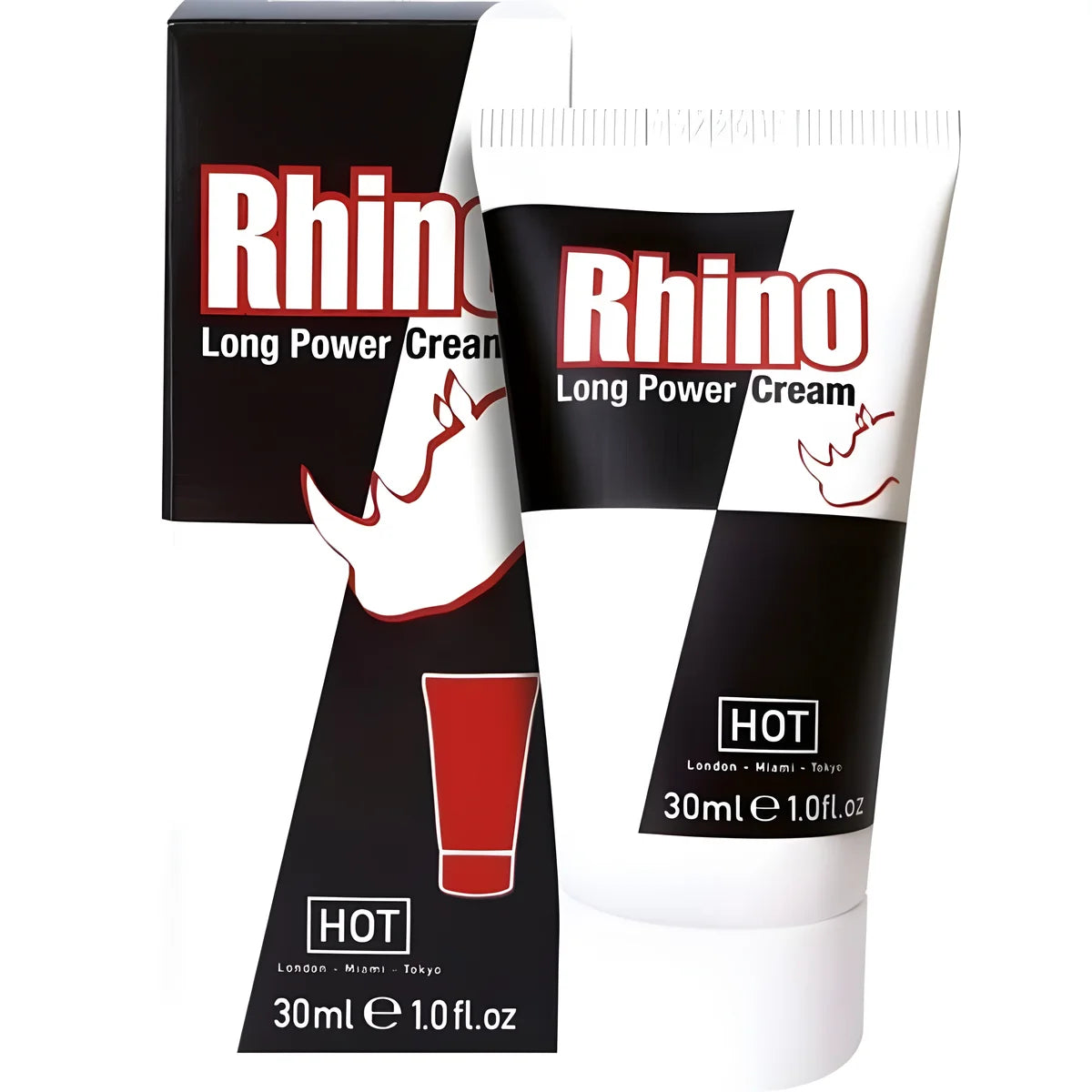 hot creme longue puissance rhino 30ml
