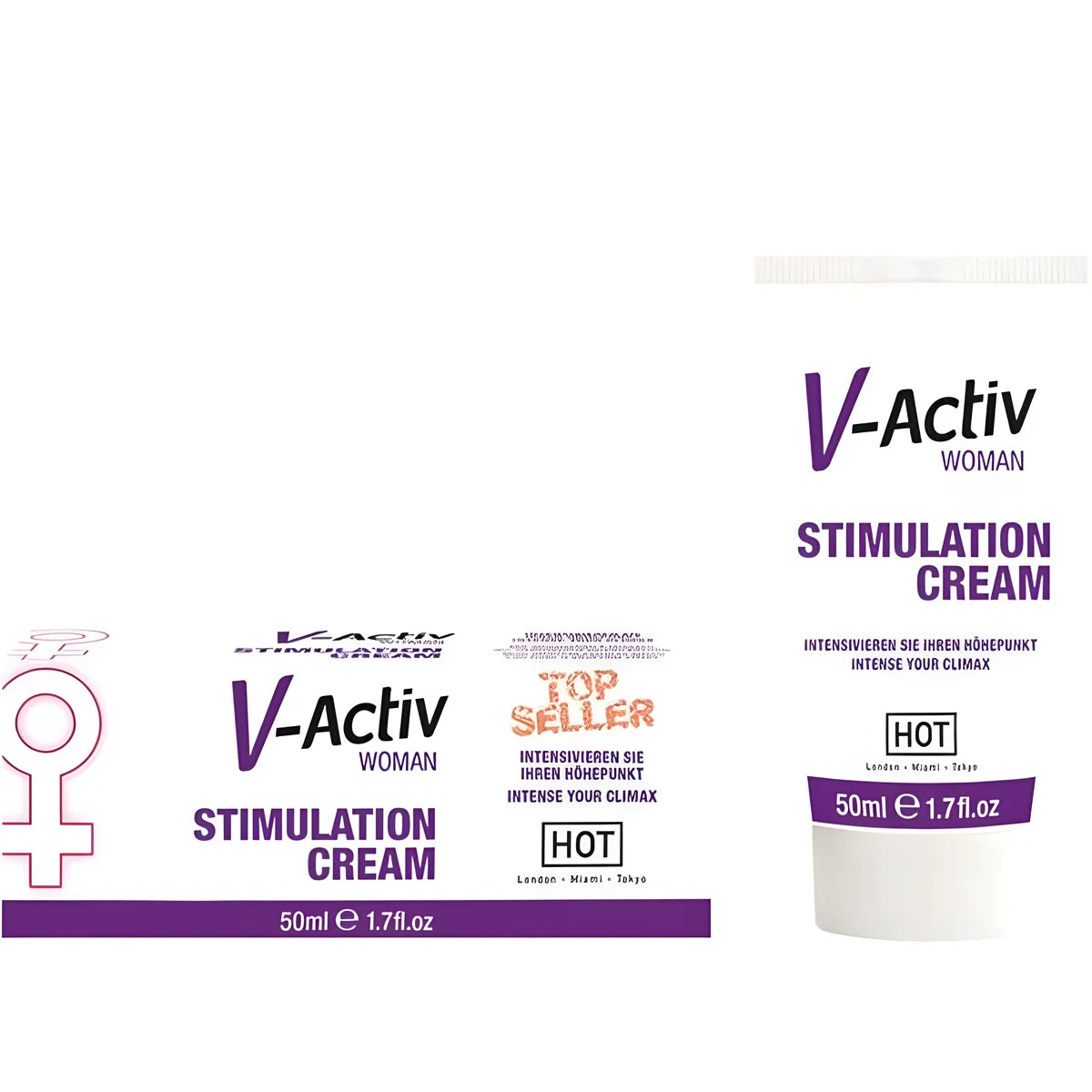 hot creme de stimulation v activ femme 50ml