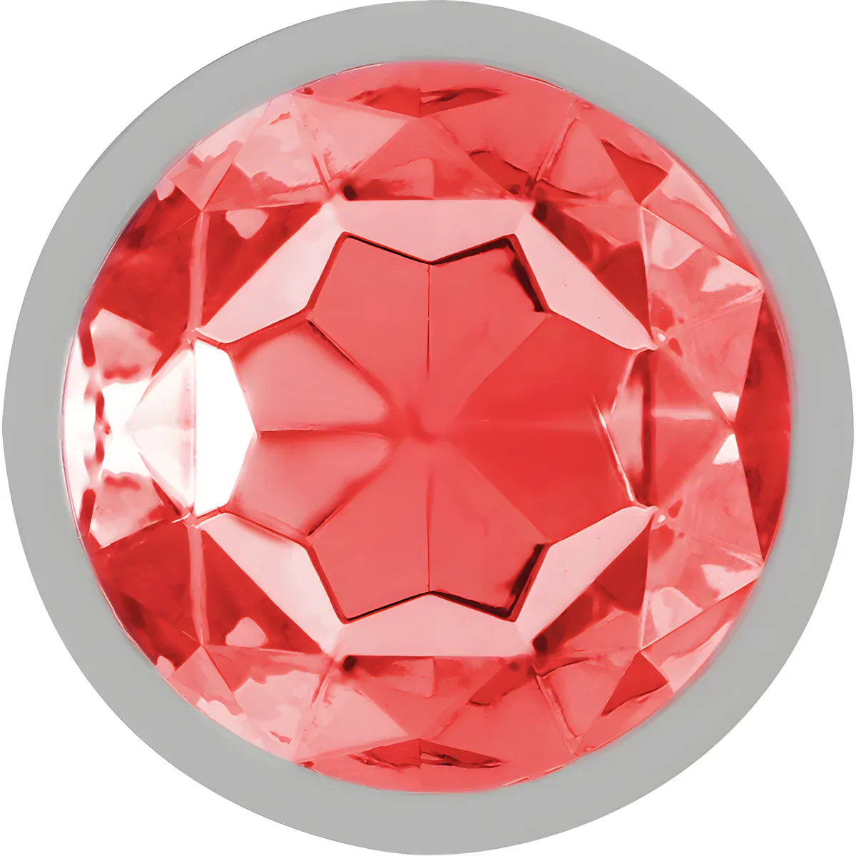 Plug anal métal avec cristal bijou Intense — comparatif dimensionnel