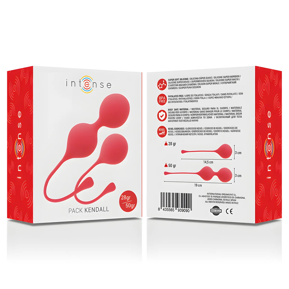 intense pack balles kegel kendall rouge