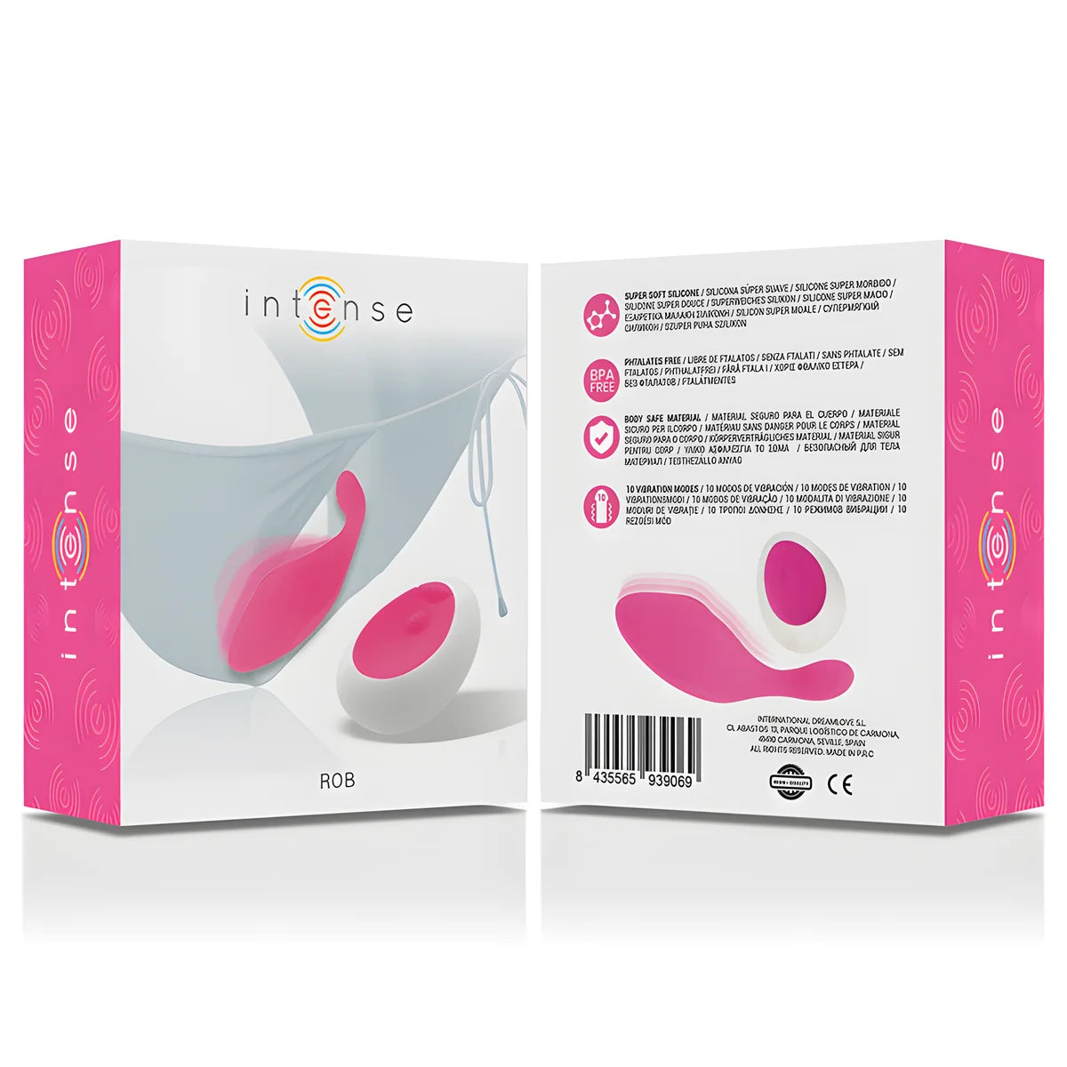 intense rob pantie telecommande rose