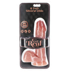 get real gode en silicone 20 5 cm avec balles peau