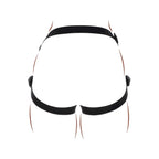 get real harnais en dentelle strap on violet