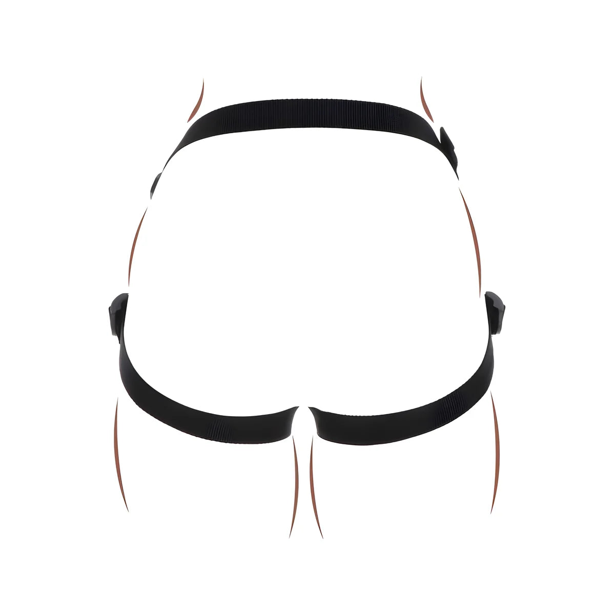 get real harnais de plaisir strap on noir