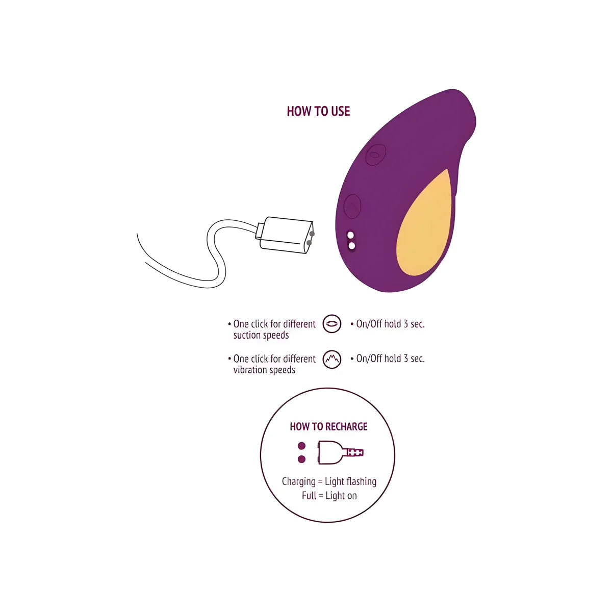 xocoon stimulateur damour divine violet