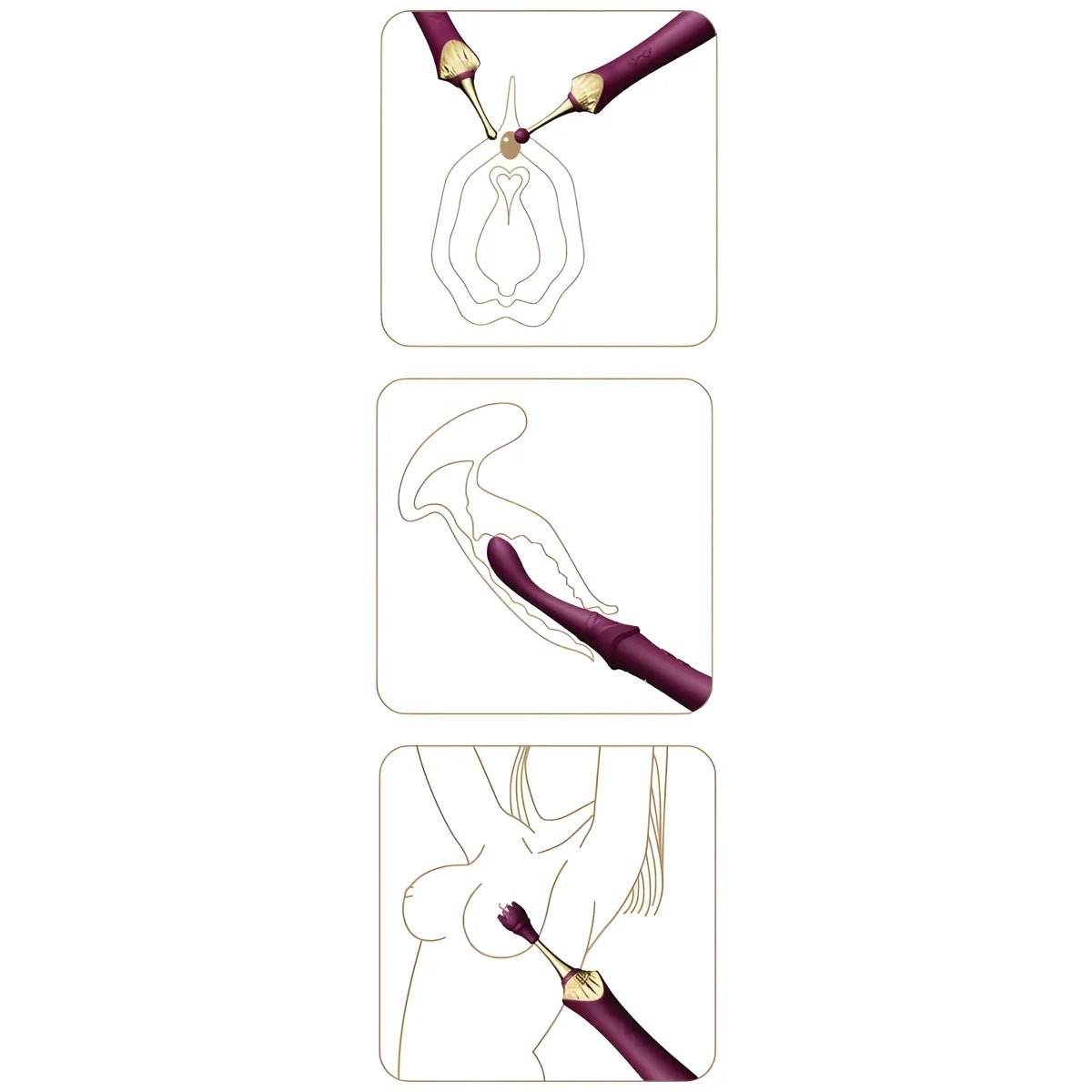 zalo bess 2 clitoral massager black