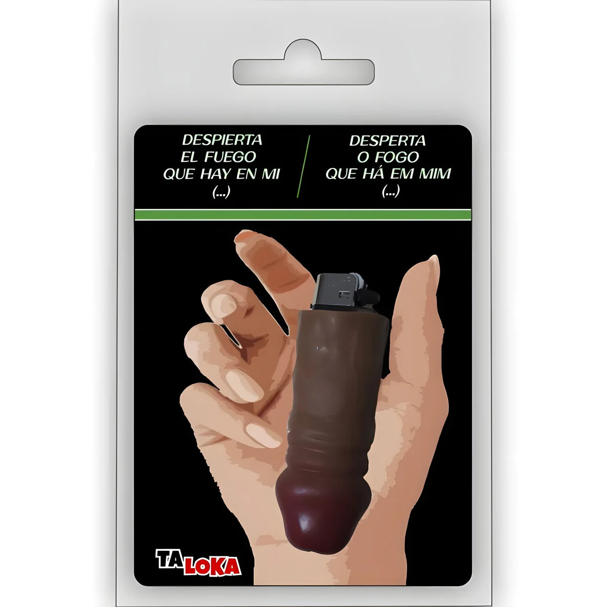 taloka briquet fantastique en forme de penis de couleur mulatto 100 rechargeable